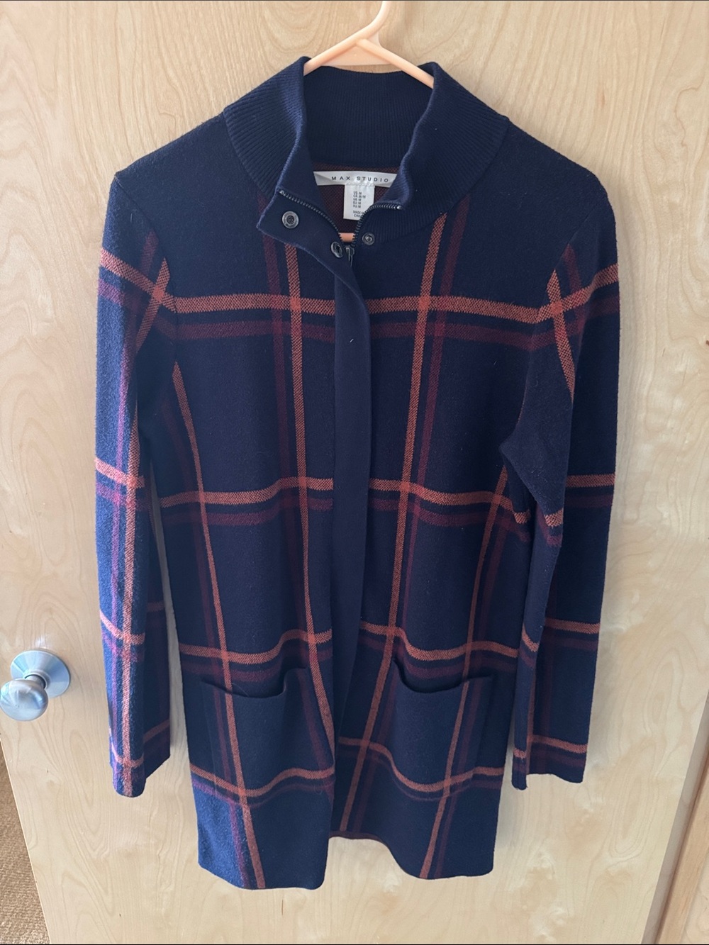 Max Studio Zip Up Cardigan